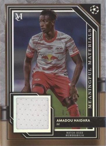 2021-22 Topps Museum Collection UCL Amadou Haidara #MMR-HA