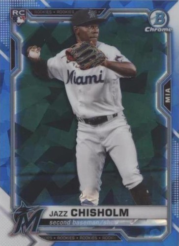 2021 Bowman Chrome Sapphire Edition - Jazz Chisholm #57