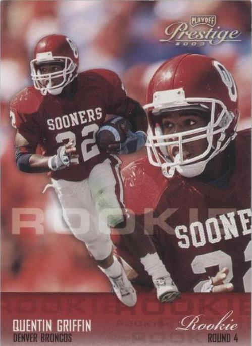 2003 Playoff Prestige Quentin Griffin #177