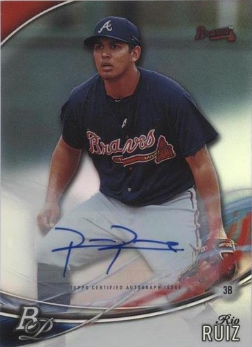 2016 Bowman Platinum - Rio Ruiz #TPA-RR