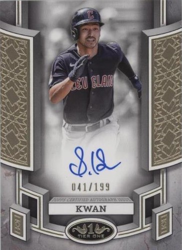 2024 Topps Tier One - Steven Kwan #BOA-SK
