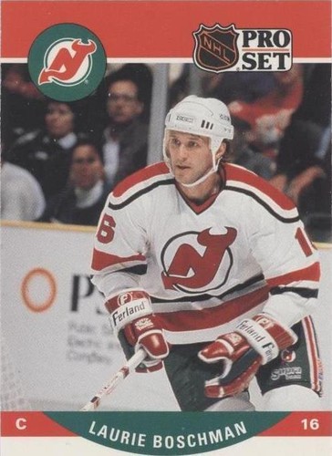 1990-91 Pro Set - Laurie Boschman #476
