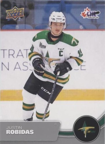 2021-22 Upper Deck CHL - Justin Robidas #40
