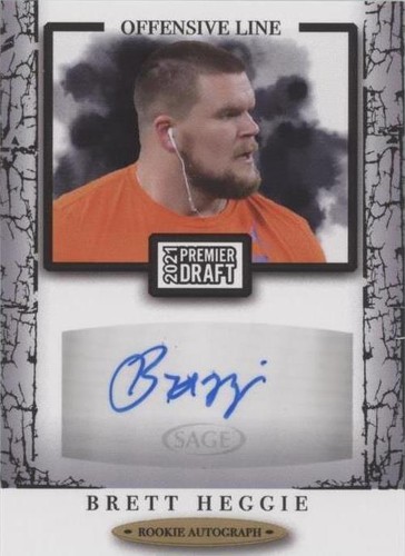 2021 Sage Premier Draft Brett Heggie #A57