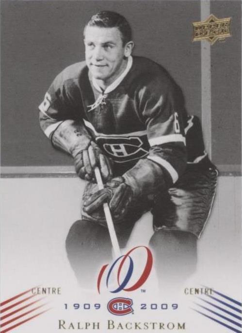 2008-09 Upper Deck Montreal Canadiens Centennial Set - Ralph Backstrom #70