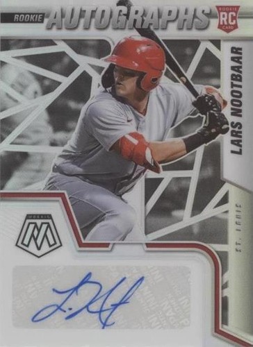 149枚限定！Lars Nootbaar Prizm Blue Auto LARS NOOTBAAR 2022 Prizm Blue SP Auto Rookie Card RC Logo 28