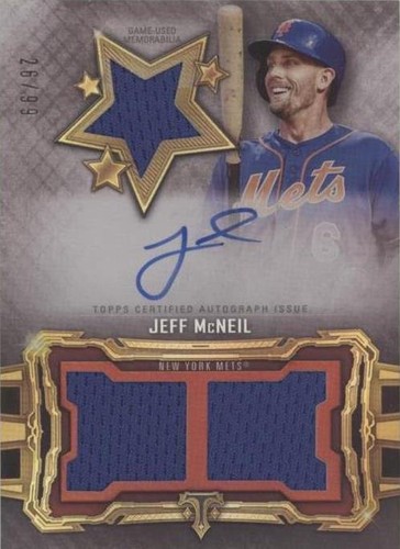 2020 Topps Triple Threads - Jeff McNeil #RFPAR-JM