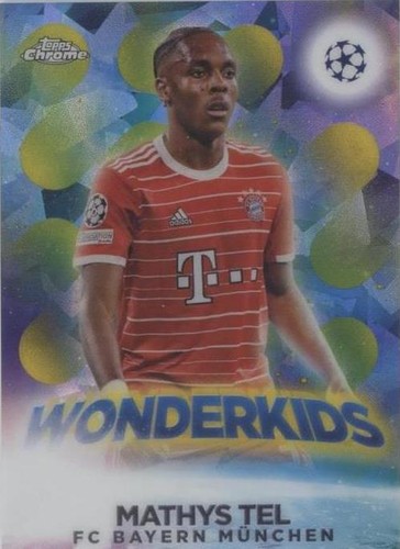 2022-23 Topps Chrome Sapphire Edition UEFA Club Competitions Mathys Tel #W-4