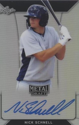 2018 Leaf Metal Draft - Nick Schnell #BA-NS1