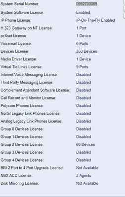 3COM NBX V3001 // 60 Grp-2 / 9-VTL / new-HD /  6.0.63/6.5.22p05-SW / 3cr10800a