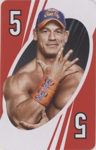 2017 Mattel WWE Uno - John Cena #5R