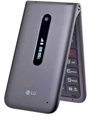 LG Classic Flip L125DL TracFone Unlocked GSM CDMA 4G VoLTE Camera in open box