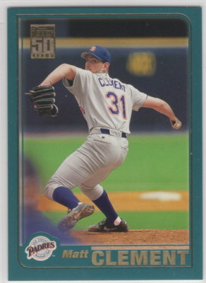 2001 Topps Baseball San Diego Padres Team Set 