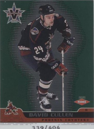 2001-02 Pacific Vanguard - David Cullen #125