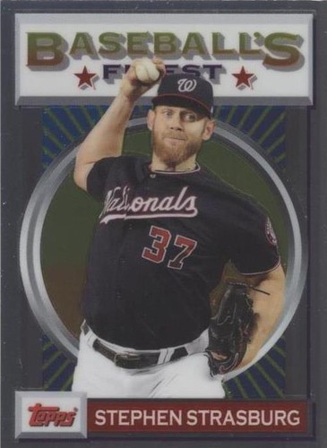 2020 Topps Finest Flashbacks - Stephen Strasburg #141