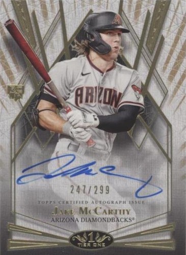 2022 Topps Tier One - Jake McCarthy #BOA-JMC