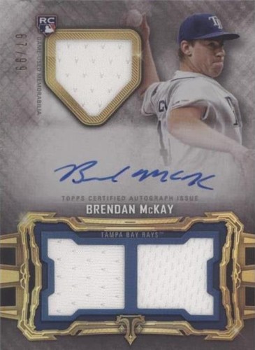2020 Topps Triple Threads - Brendan McKay #RFPAR-BM