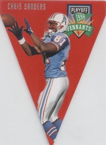 1996 Playoff Pennants Chris Sanders #99