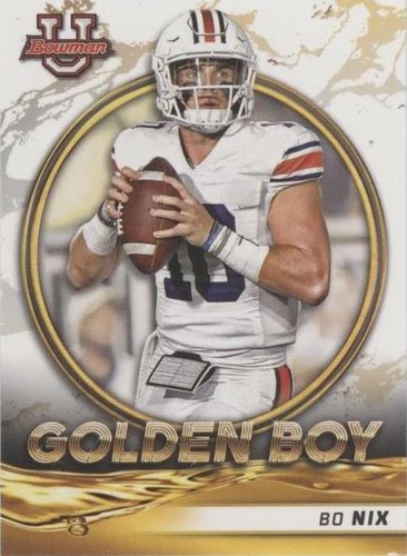 2021-22 Bowman University Bo Nix #GB-7