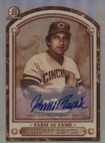2020 Bowman Chrome - Johnny Bench #FTF-JB