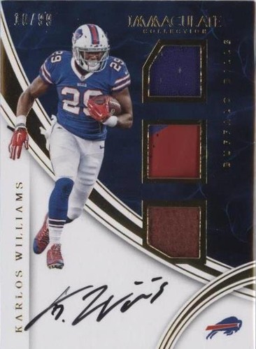 2016 Panini Immaculate Collection Karlos Williams #KW