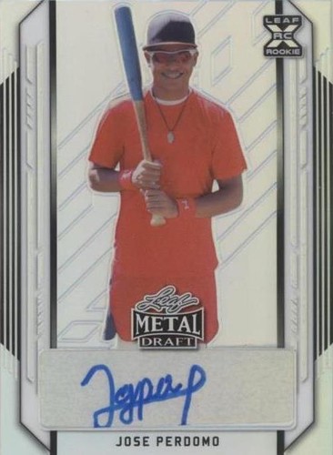 2021 Leaf Metal Draft - Jose Perdomo #BA-JP2