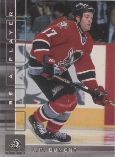 2001-02 In the Game Be A Player Memorabilia - J.P. Dumont #71