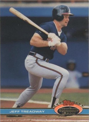 1991 Topps Stadium Club - Jeff Treadway #497