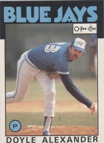 1986 O-Pee-Chee - Doyle Alexander #196
