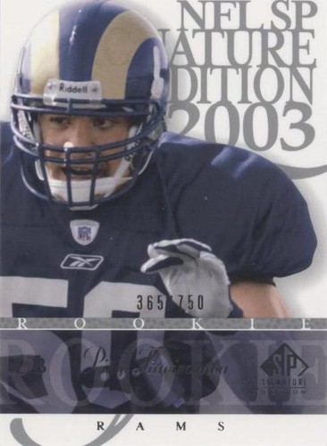 2003 SP Signature Edition Pisa Tinoisamoa #154