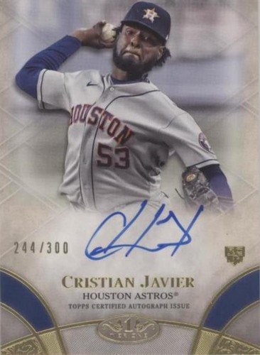 2021 Topps Tier One - Cristian Javier #BOA-CJ