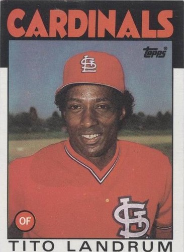 1986 Topps - Tito Landrum #498
