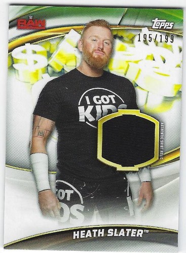 2019 Topps WWE Money in the Bank - Heath Slater #SR-HS