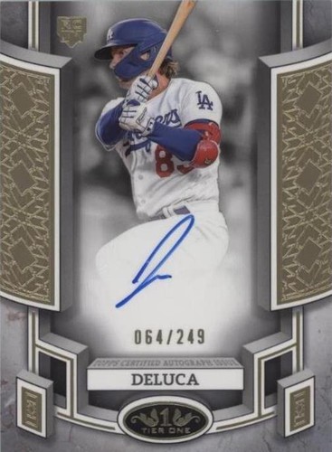 2024 Topps Tier One - Jonny Deluca #BOA-JDE