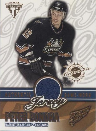 2002-03 Pacific Private Stock Titanium - Peter Bondra #73