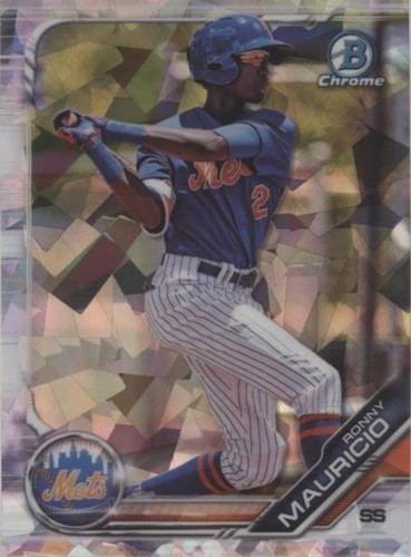 2019 Bowman Chrome Draft Sapphire Edition - Ronny Mauricio #BDC-62
