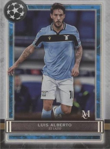 2020-21 Topps Museum Collection UCL Luis Alberto #21