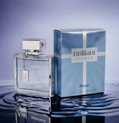 Rasasi Brilliant Silver Eau De Parfum 100ml For Men-FREE SHIPPING 