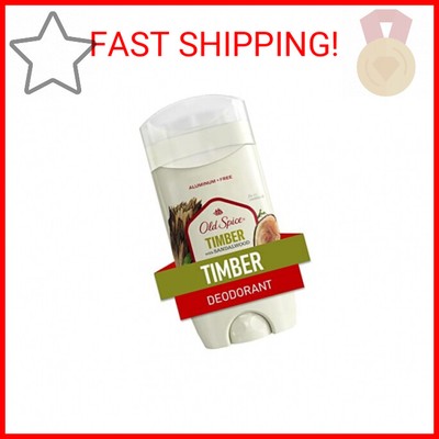 Old Spice Fresher Collection Invisible Solid Men's Deodorant, Timber, 3 Ounce