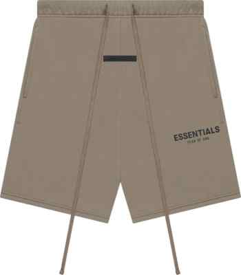 Fear Of God Essentials Sweat Shorts Taupe (160SP212011F) Men's Size Medium