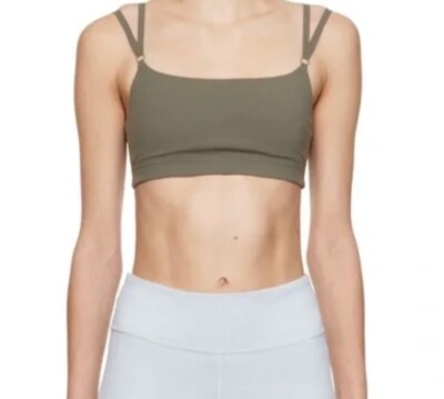 Outdoor Voices Zoom Double Strap Sports Bra Brand New Tea Tree Green Size XXS