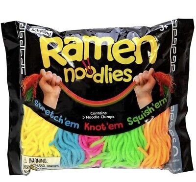 Schylling Ramen Noodlies Stretchy Stress Strings NEW Free Shipping