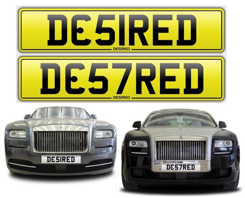 DESIRED cherished registration private number plate reg plate