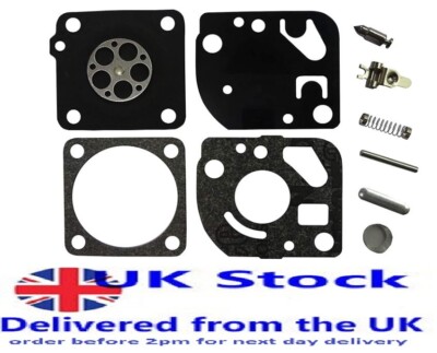 Ryobi RBC30SES RLT30CES RBC30HT RLT26CD Full Carburetor Service repair Kit us