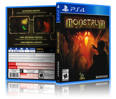 Monstrum - Replacement PS4 Cover and Case. NO GAME!!