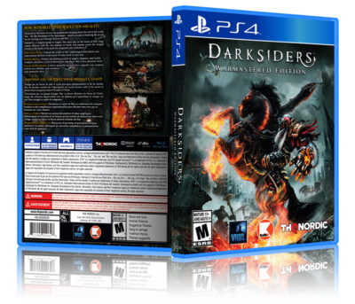 Darksiders: Warmastered Edition - Replacement PS4 Cover and Case. NO GAME!!