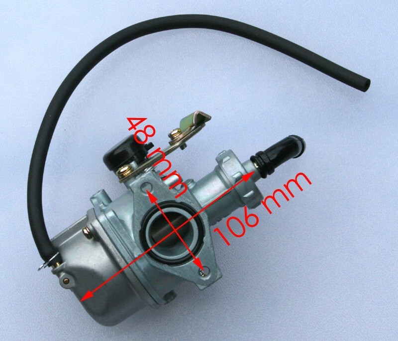 Massimo Mini Jeep-125, GoKart Carburetor with Metal Choke Lever PZ22