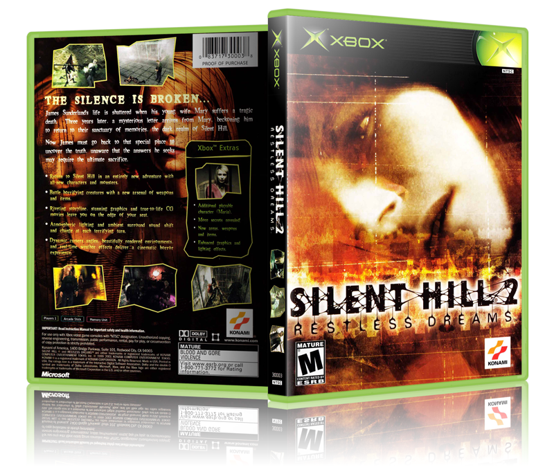 Silent Hill 2: Restless Dreams - Replacement Xbox Cover and Silent Hill 2: Restless Dreams - Replacement Xbox Cover and
