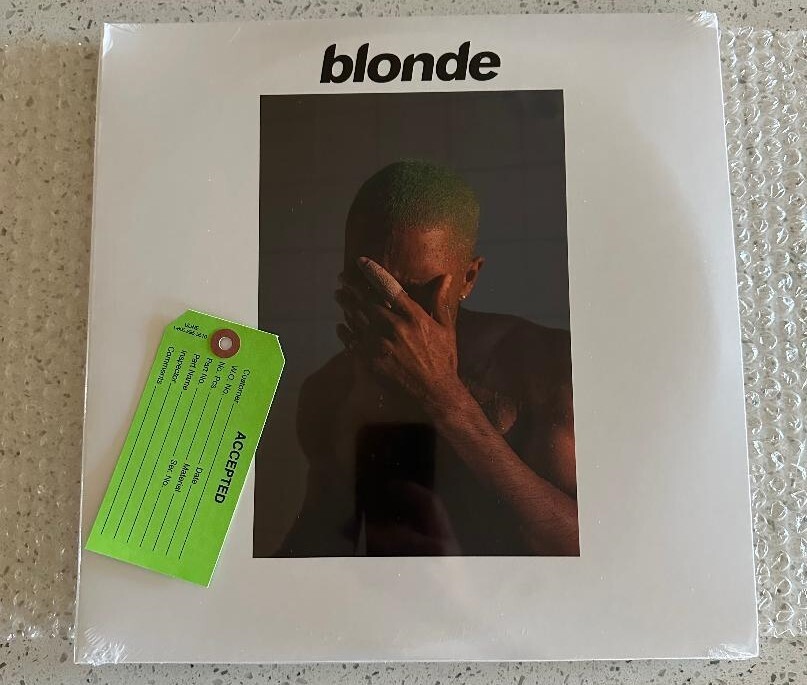 FRANK OCEAN - BLONDE 2LP VINYL 2022 OFFICIAL REPRESS FRANK OCEAN - BLONDE 2LP VINYL 2022 OFFICIAL REPRESS