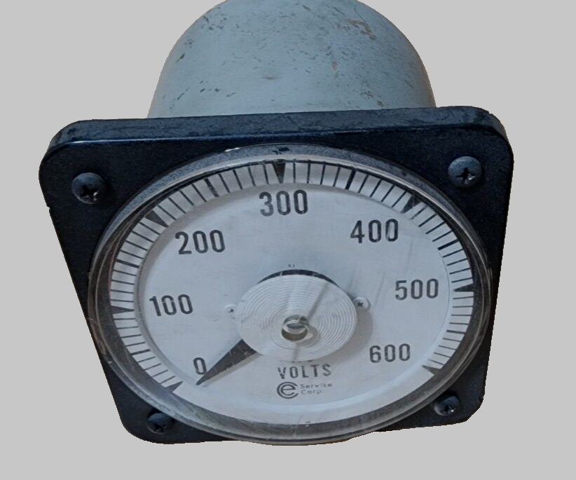 Yokogawa 103021SJSJ7MAX AB40 SWB 0-600 VOLT Analog Switchboard Meter